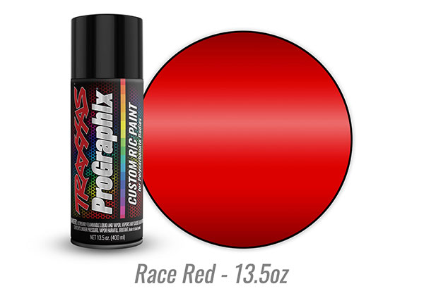Traxxas Body paint, ProGraphix®, Race Red (13.5oz) - BeachRC.com
