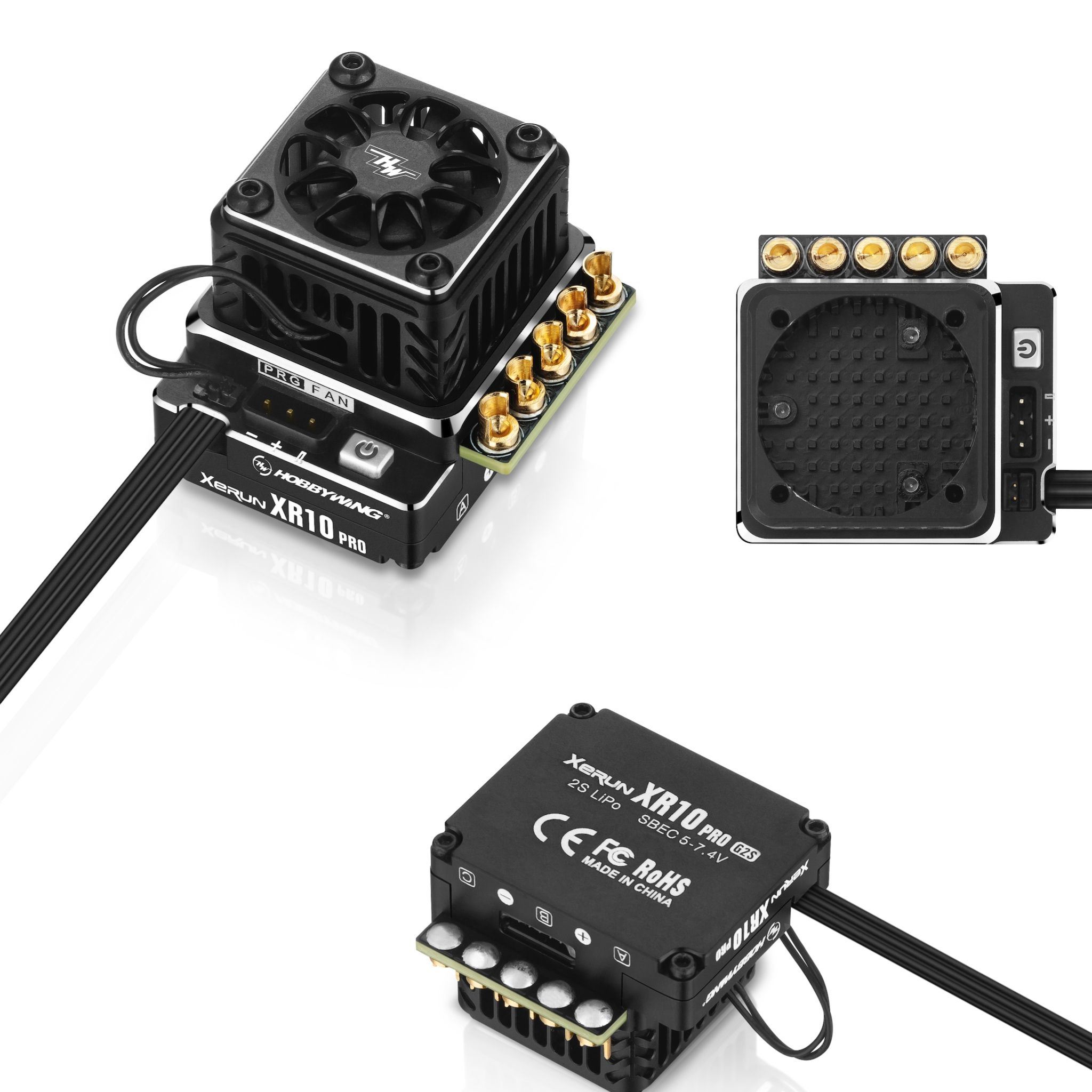 Xerun XR10 Pro G2S ESC by Hobbywing in, Midnight Silver