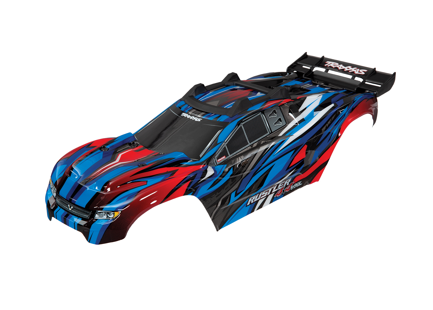 Traxxas Rustler 4X4 Pre-Painted Body (Blue) - BeachRC.com