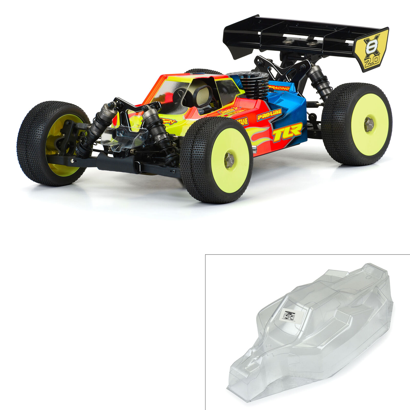 Proline Axis 1/8 Axis Clear Body for TLR 8ight-X/E 2.0 (PRO360300)