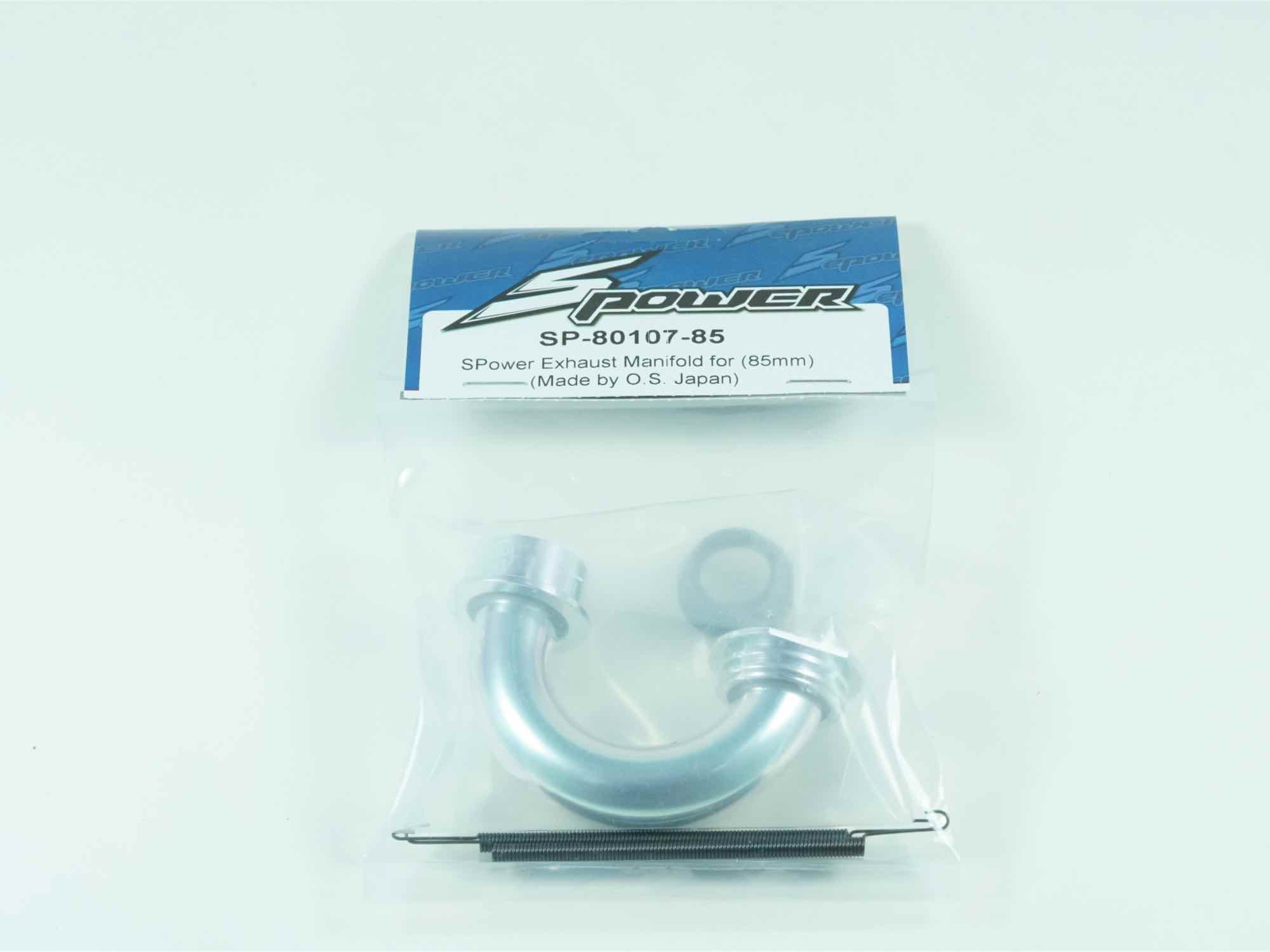 ドリフターズ SPower Exhaust Manifold for (85mm)(Made by O.S. Japan) - BeachRC.com