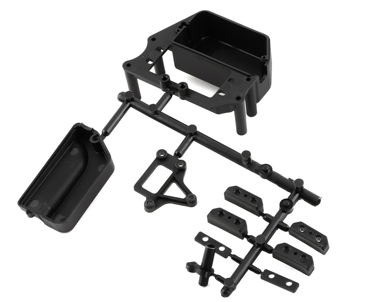 Mugen Seiki MBX8ラジコンパーツセット Mugen Seiki MBX8R ECO Servo Mount & Receiver Box - BeachRC.com