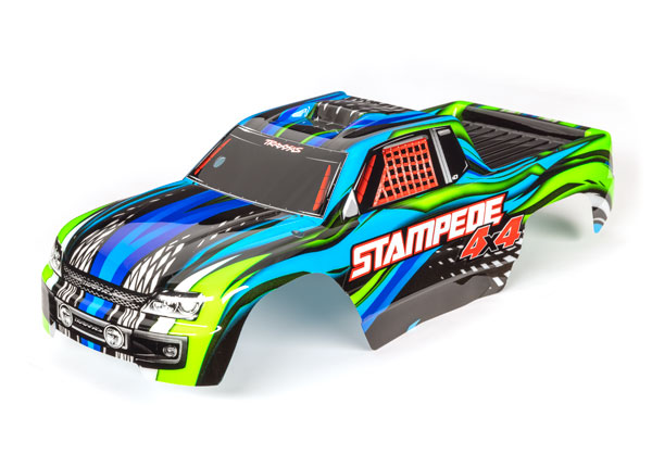 Traxxas Body, Stampede® 4X4, Blue (painted, decals applied