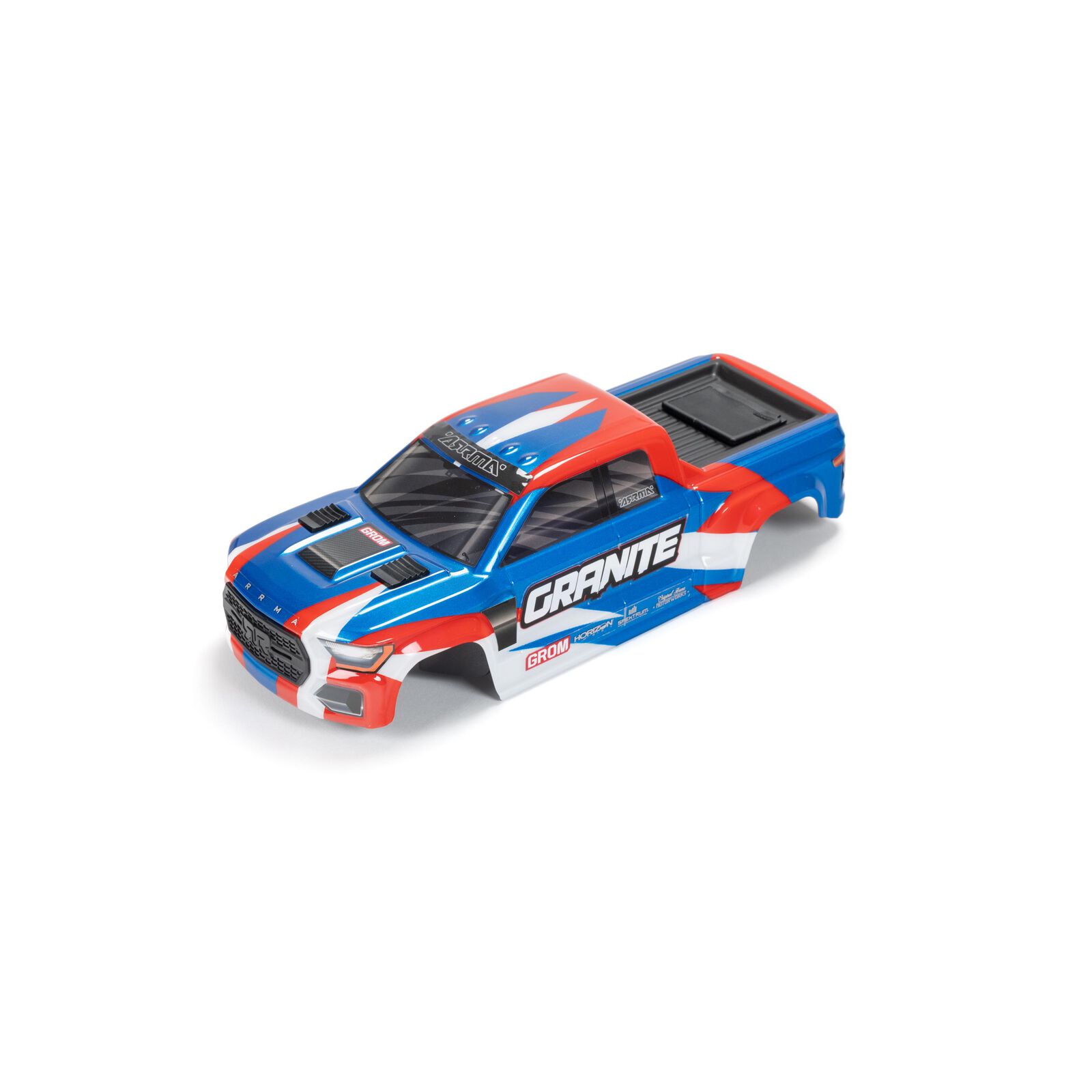 Arrma Granite GROM Body, Blue/Red - BeachRC.com