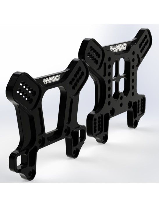 RC-Project Shock Towers For Mugen Seiki MBX8R - BeachRC.com