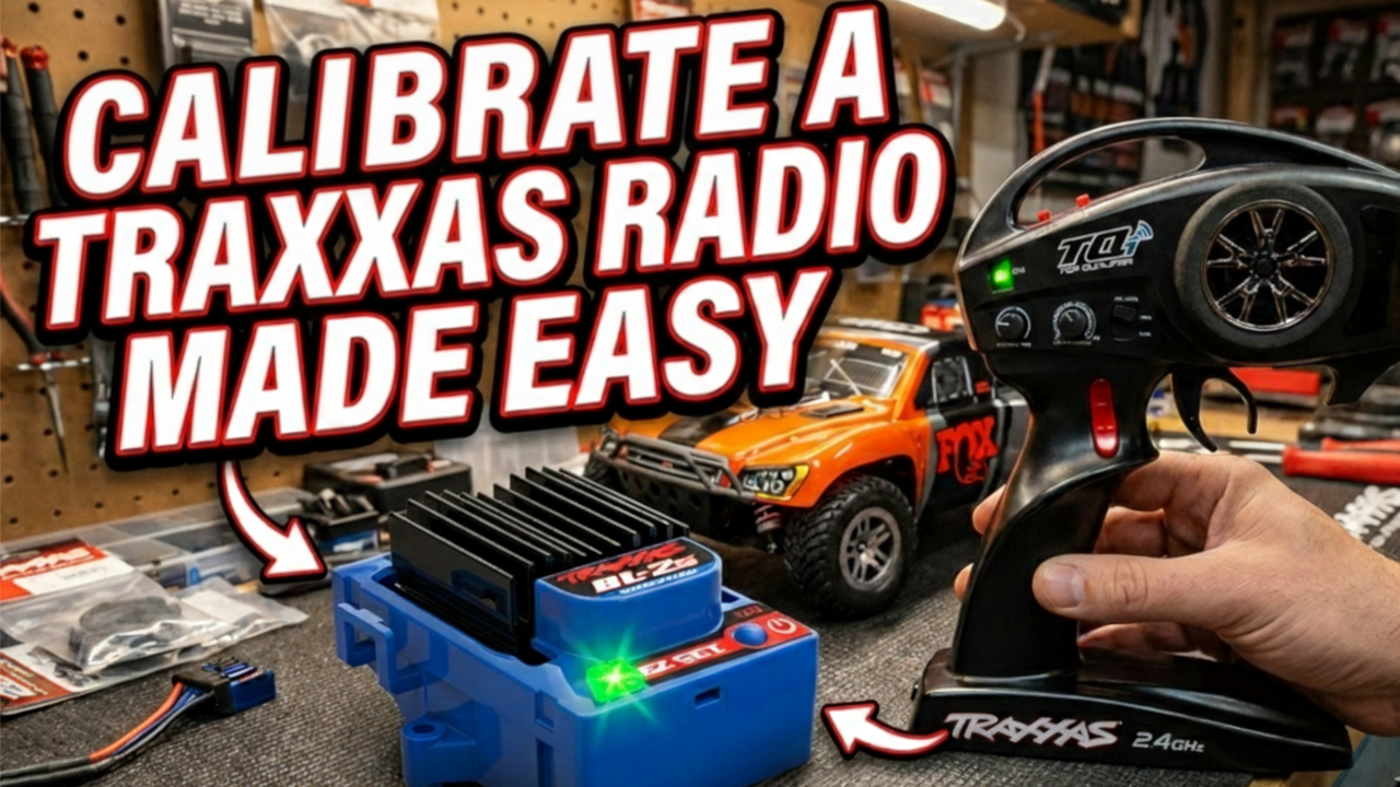 How to Calibrate Traxxas ESC (TQ & TQi Radios) Fix Throttle Issues