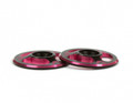 Triad Wing Buttons | Dual Black / Red