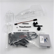 1RC 1/18 Vintage Midget, Airbox Hood (DIY Kit) (Clear Body