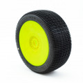 ProCircuit Addictive V2 Buggy Tires (C1) Super Soft- Pre-Mounted (Yellow) (2)