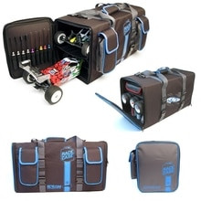 Double Buggy RaceCase Hauler Bag in Team Associated Blue Trim
