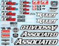 Team Associated RC8B3.2 Decal Sheet