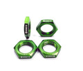 Assault RC Deee's Nuts Double Serrated 17mm Wheel Nut Set (Green) (4)