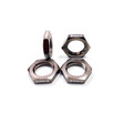 Assault RC Deee's Nuts Double Serrated 17mm Wheel Nut Set (Gun Metal) (4)