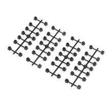 Broches De Suspension (hinge Pins) Team Losi Racing - 4 Pièces, 68 Mm, Nickelé - Pour Modèles 8X, 8XE 2.0, TLR244090