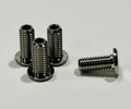 Klinik RC Titanium 4mm Flat Head Droop Screws (4pcs) 4x10