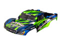 TRAXXAS Slash® Body 2wd/4wd (Green/Blue)