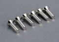 Traxxas 2.6x8mm countersunk machine Screws (6) (EZ Start 2 motor)