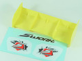 SWORKz 1/8 Off Road Pro Race Wing  in yellow