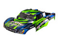 TRAXXAS Body, Slash® 4X4 (also fits Slash® VXL & Slash® 2WD), green & blue painted