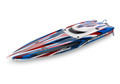 TRAXXAS Spartan SR Brushless 36"Boat RTR w/TQi 2.4GHz TSM - Red