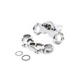 Losi Promoto-MX Aluminum Triple Clamp Set, Silver: Promoto-MX