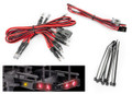 TRAXXAS Wire Harness, LED lights/ zip ties (8) (fits #10350 boat trailer)