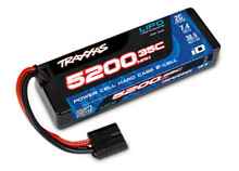 Traxxas 5200mAh 7.4v 2-cell 35C LiPo Battery Hardpack - BeachRC.com
