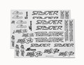 SERPENT Spyder Decal Sheet (Black/White) (2) (SER500102)