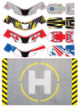 UPGRADE RC FAZE Skins Set One w/Helipad (4 skins) (UPG7603)