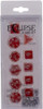 ULTRA PRO: 11CT POLYHEDRAL DICE: ECLIPSE APPLE RED