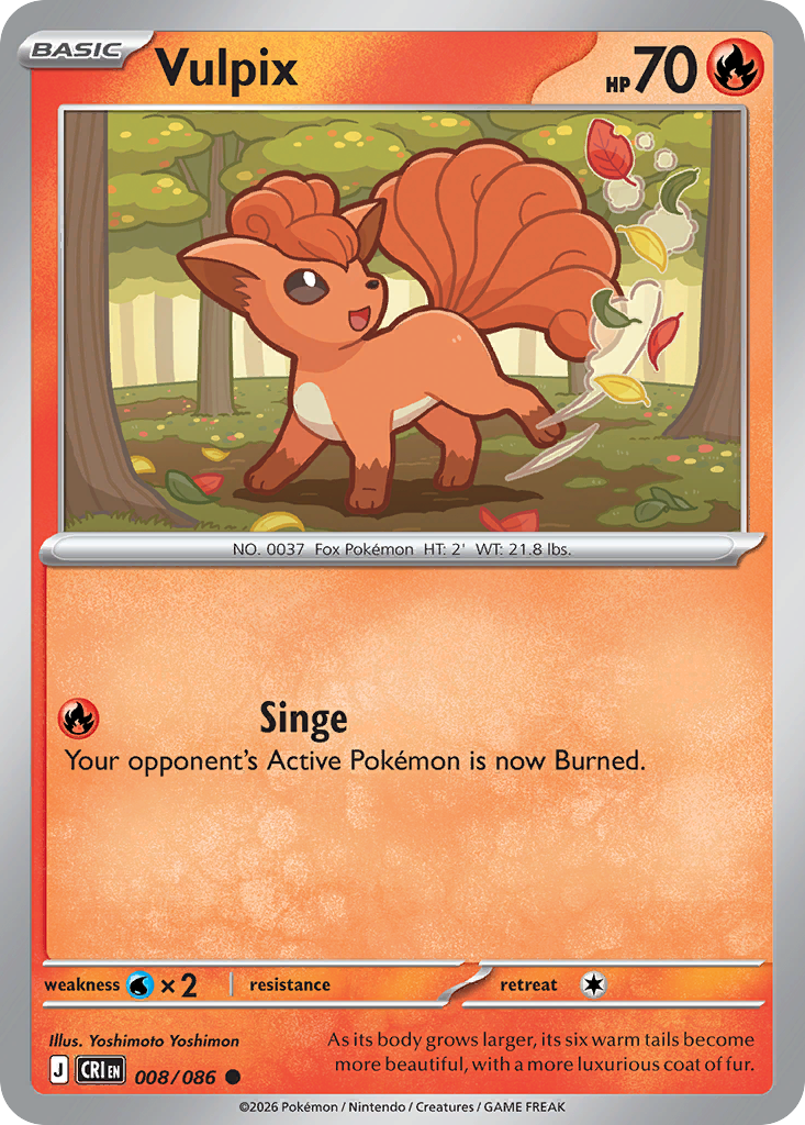 Vulpix (8/86) [Chaos Rising]