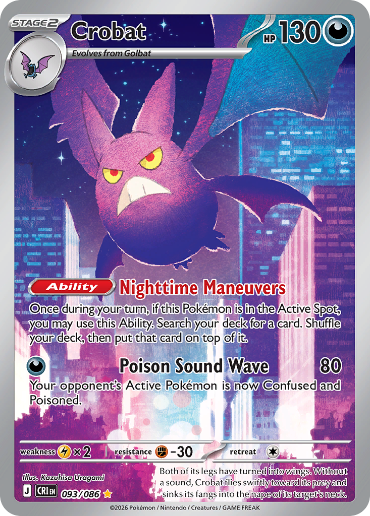Crobat (93/86) [Chaos Rising]