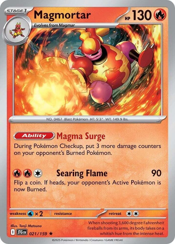 Magmortar (21/159) [Journey Together]