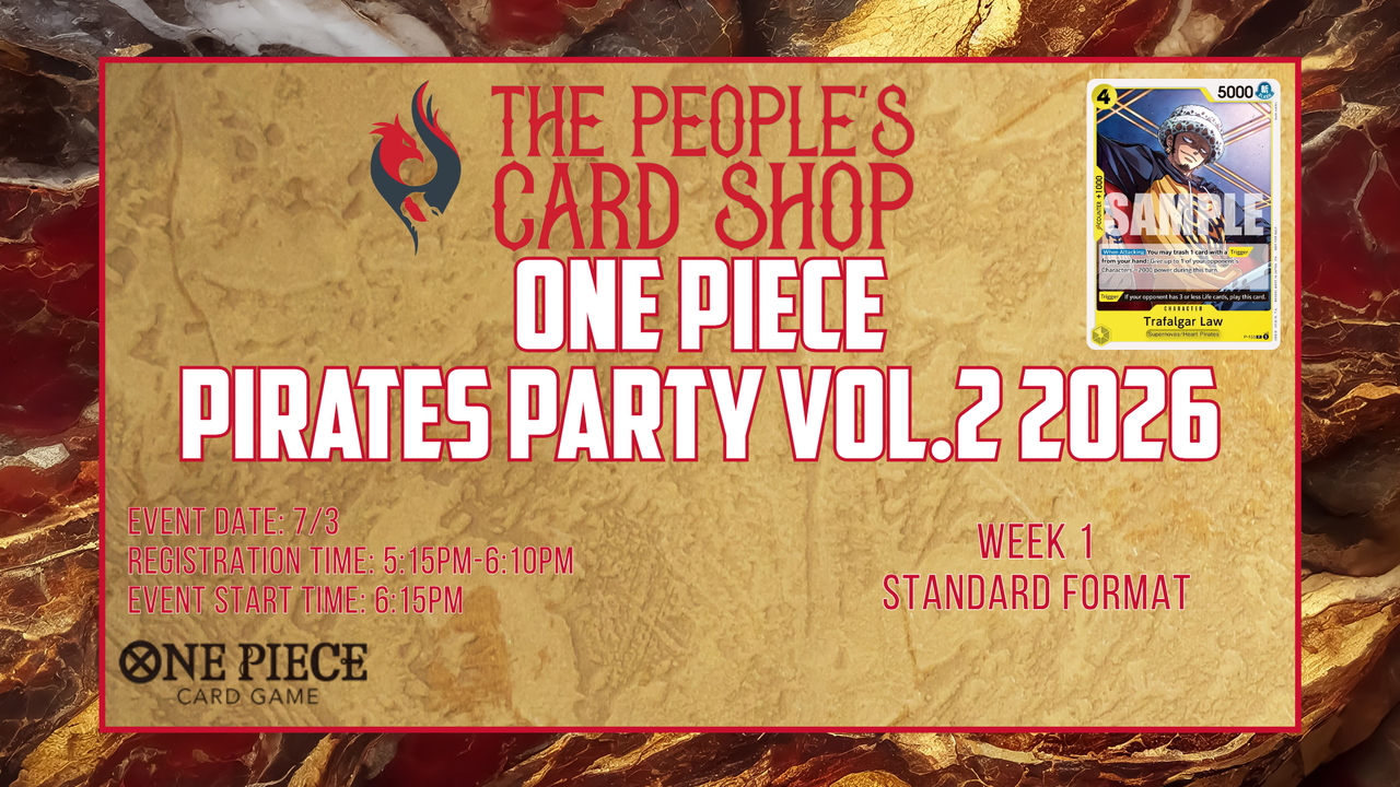 One Piece Card Game Pirate Party V2 2026 Week 1