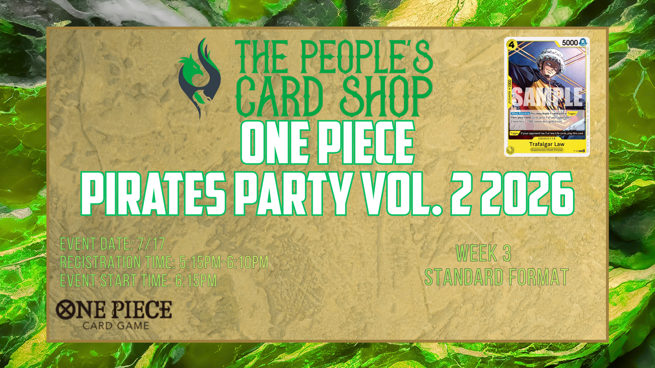 One Piece Card Game Pirate Party V2 2026 Week 3