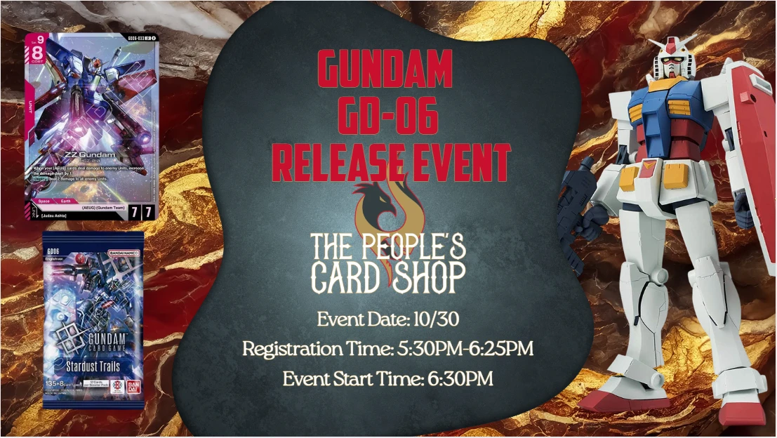 GUNDAM CARD GAME GD06  Release Event