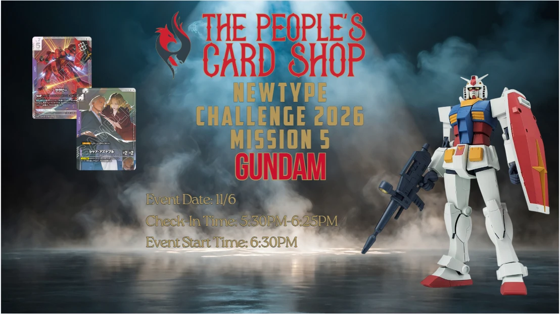 GUNDAM CARD GAME NEWTYPE CHALLENGE 2026 MISSION 5
