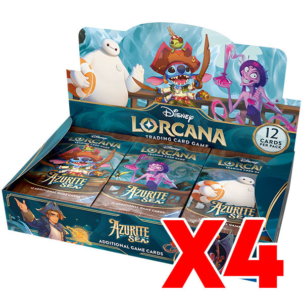 a*読様 Disney Lorcana ブースターボックス 2種セット　シュリン Disney Lorcana: Azurite Sea Booster Box Case - The People's Card Shop