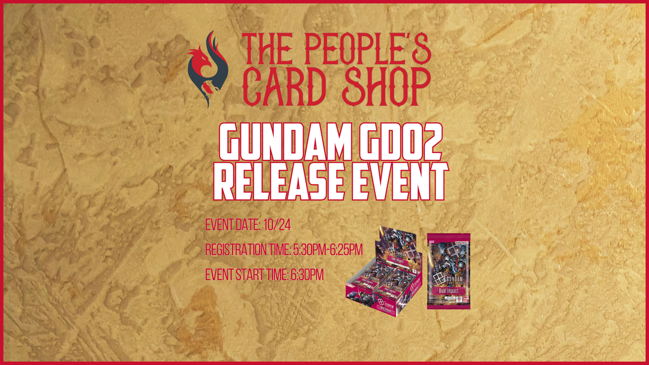 GUNDAM CARD GAME GD02 Release Event