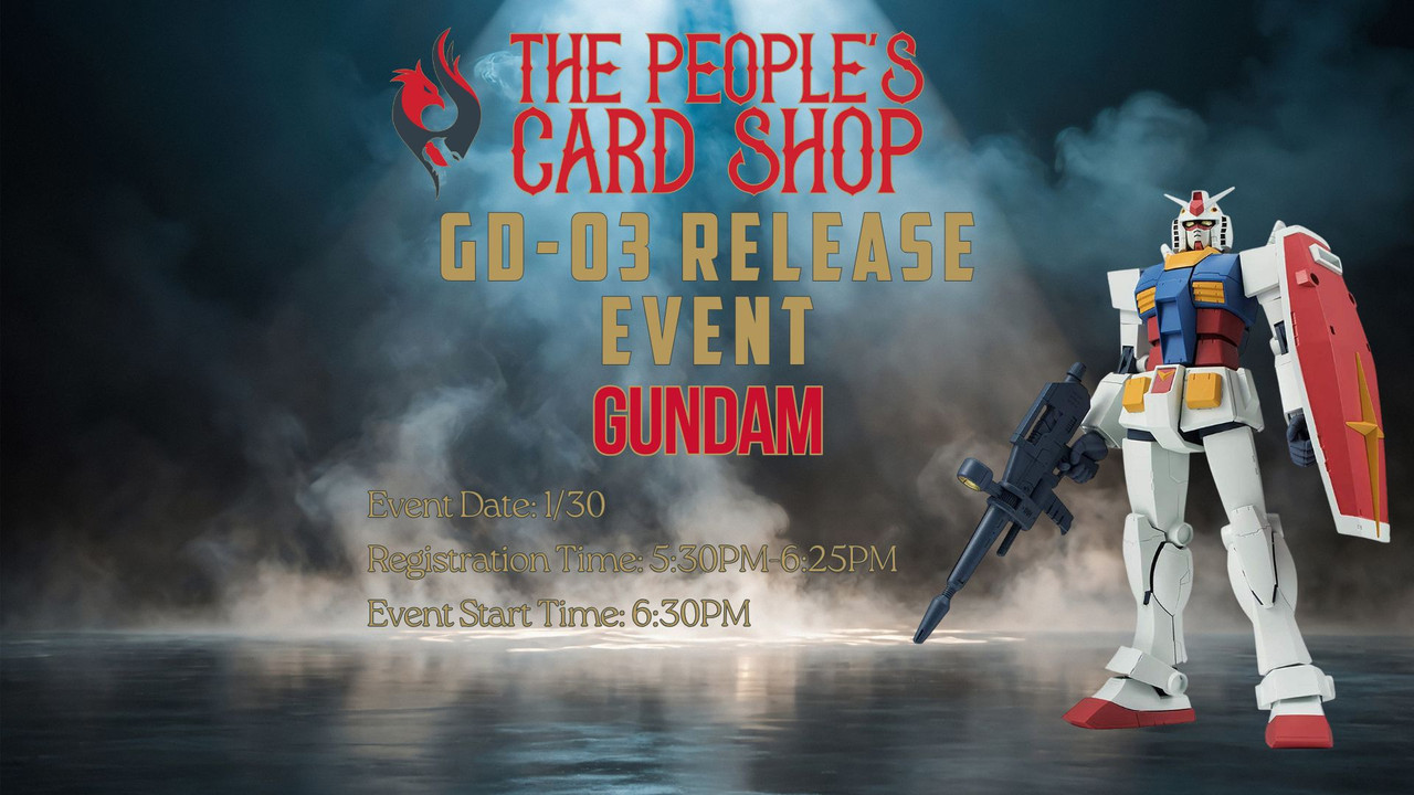 GUNDAM CARD GAME GD03 Release Event