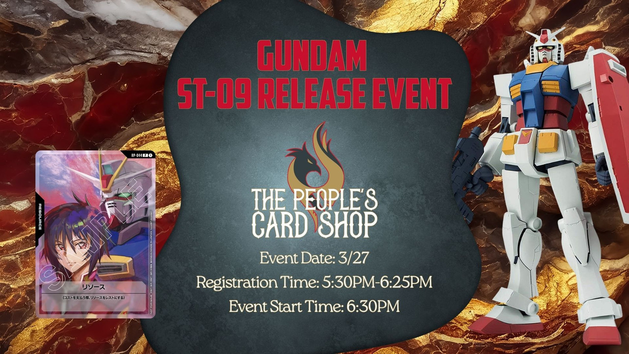 GUNDAM CARD GAME ST09 Release Event