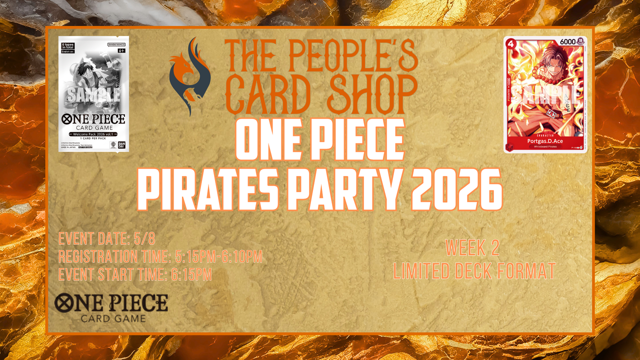 One Piece Card Game Pirate Party V1 2026 Week 2