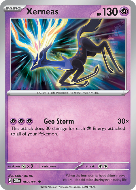 Xerneas (42/86) [Chaos Rising]