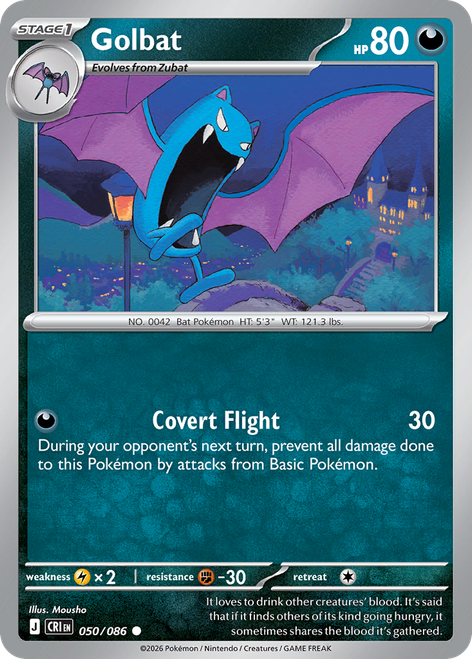 Golbat (50/86) [Chaos Rising]