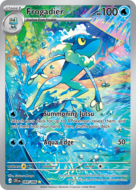 Frogadier (89/86) [Chaos Rising]