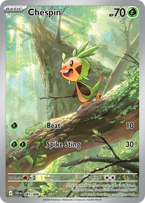 Chespin (87/86) [Chaos Rising]