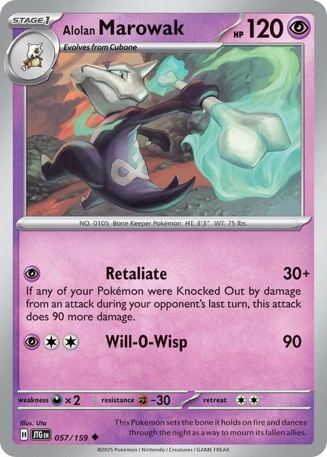 Alolan Marowak (57/159) [Journey Together]