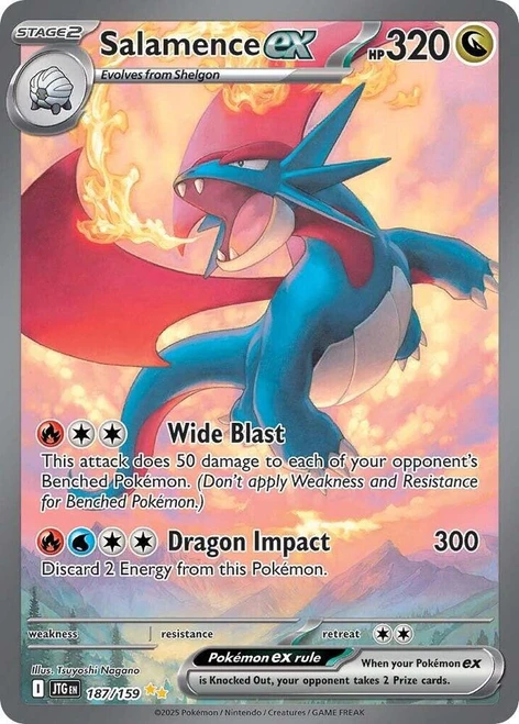Salamence ex (187/159) [Journey Together]