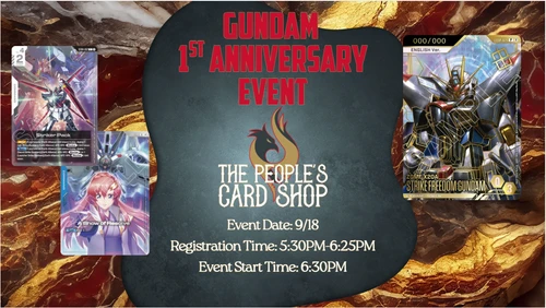 GUNDAM CARD GAME 1st Anniversary Event