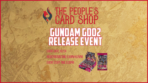 GUNDAM CARD GAME GD02 Release Event